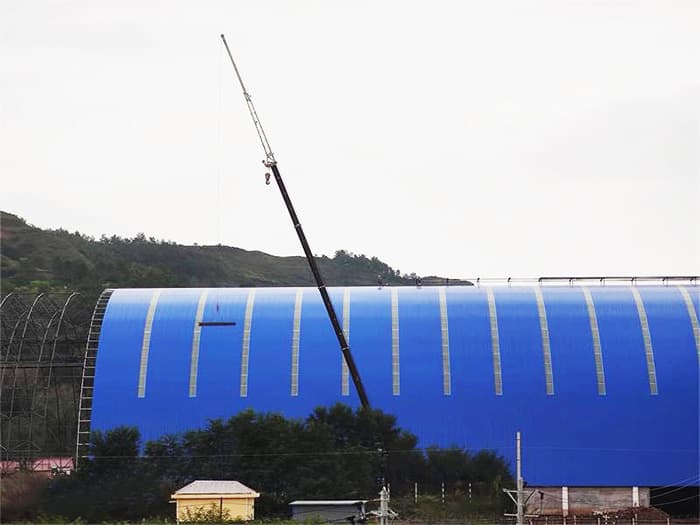五常煤棚网架工程