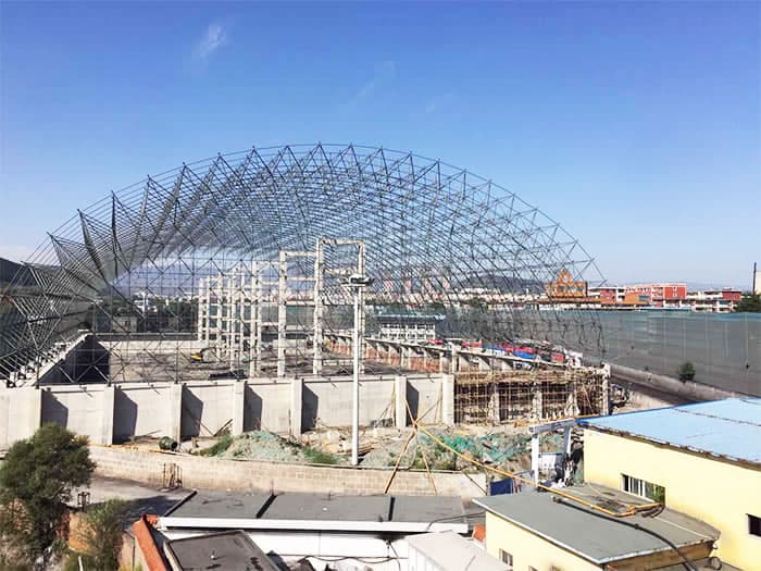 五常煤矿储煤棚网架工程